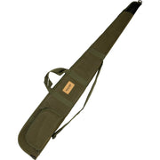 Funda para escopeta SHOTGUN Duotex verde con asa y detalles en cuero