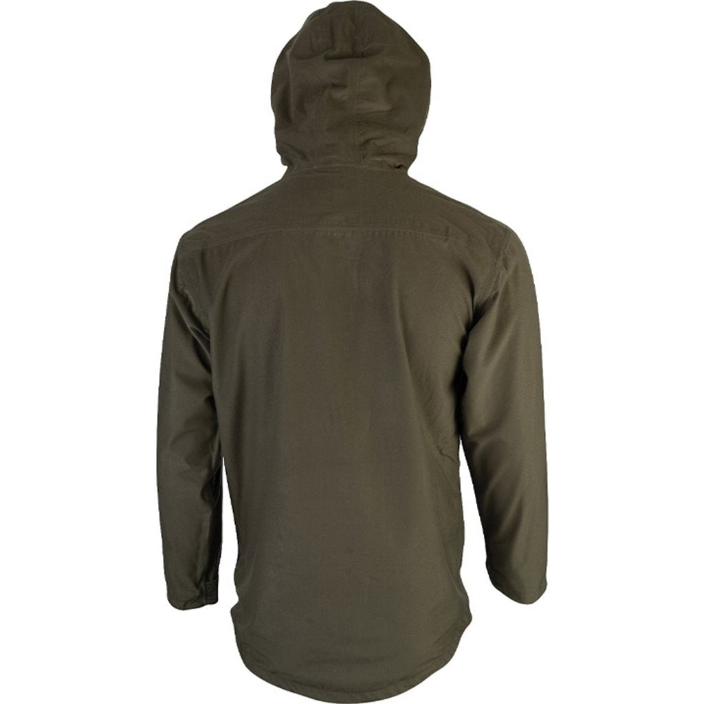 Chaqueta GALBRAITH SMOCK impermeable verde con capucha y bolsillos