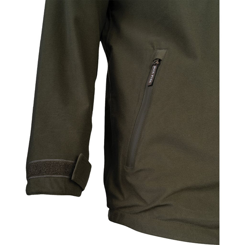 Chaqueta GALBRAITH SMOCK impermeable verde con capucha y bolsillos