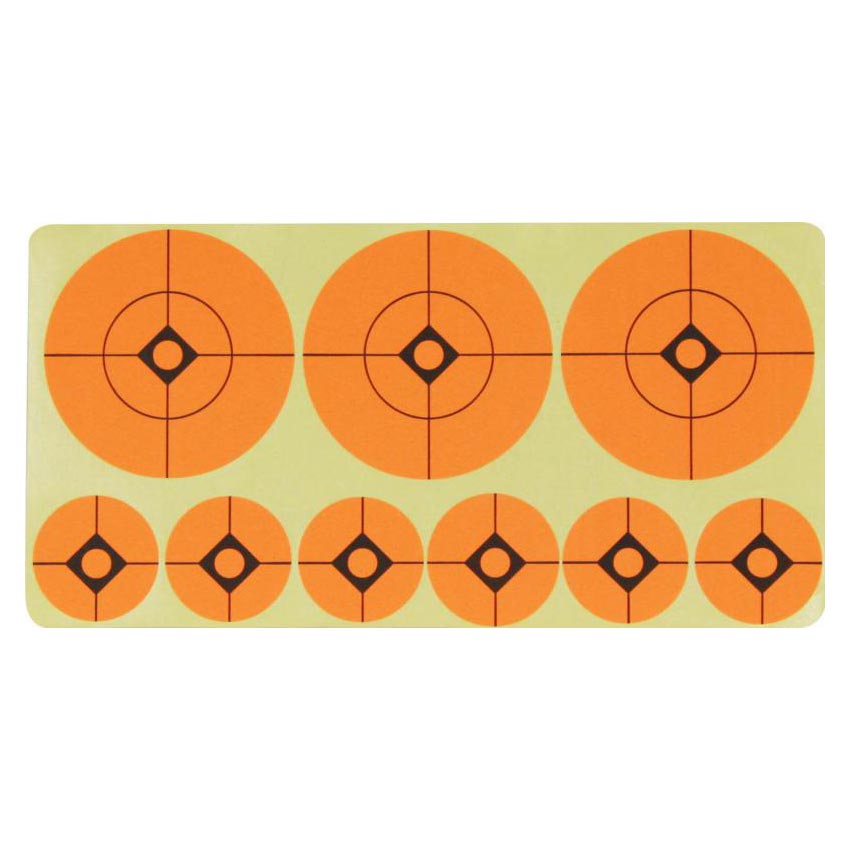 Pegatinas para dianas giratorias 1" y 2" - pack 10 (100 pegatinas)