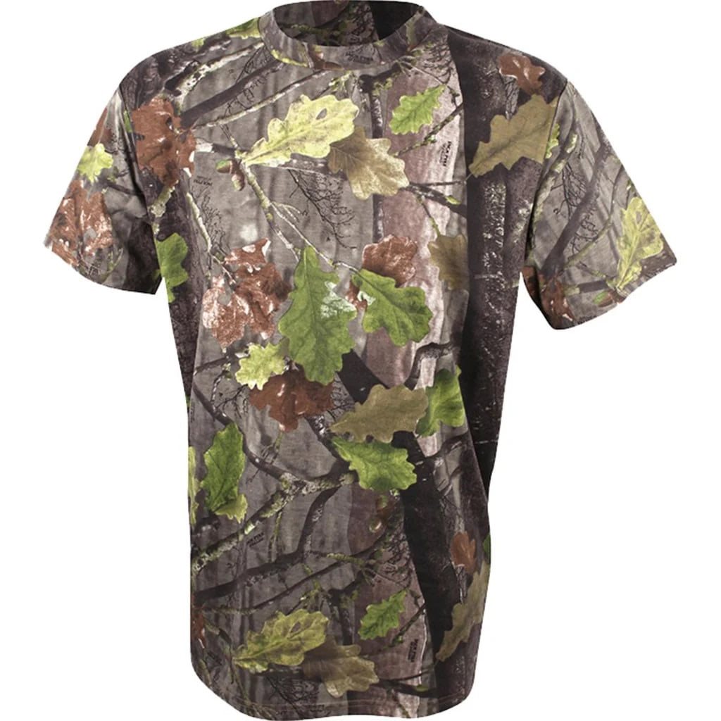 Camiseta QUICK WICK OAKS con camuflaje