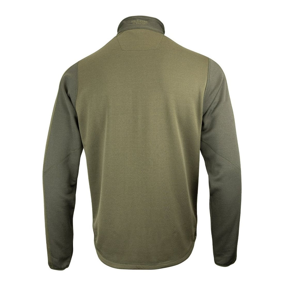 Chaqueta polar Ashcombe Technical JACK PYKE verde, fleece 230 g/m², cierre central y 3 bolsillos