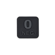 Parche velcro plástico Grupo 0- negro, 5×5 cm