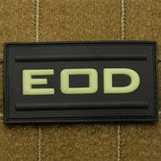 Parche EOD plástico que brilla en la oscuridad, aprox. 7 x 4,5 cm
