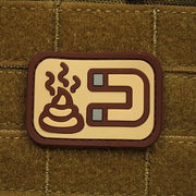 Parche plástico SHIT MAGNET Desert 5 x 3,5 cm con velcro