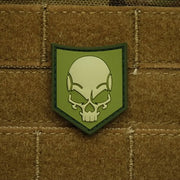 Parche plástico SOF SKULL Multicam, calavera 3,5 x 4,5 cm con velcro