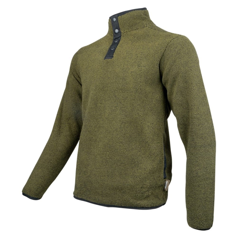 Sudadera ASHDOWN FLEECE verde sin capucha