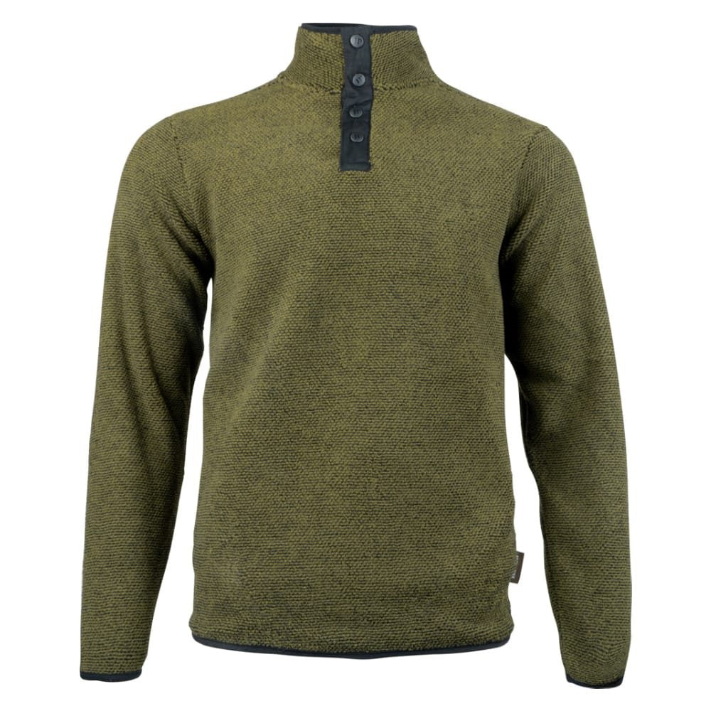 Sudadera ASHDOWN FLEECE verde sin capucha