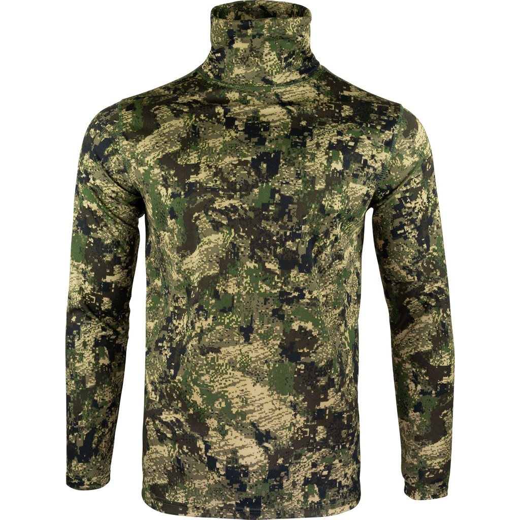 Camiseta ROLLNECK de manga larga en tejido Mesh-Tech