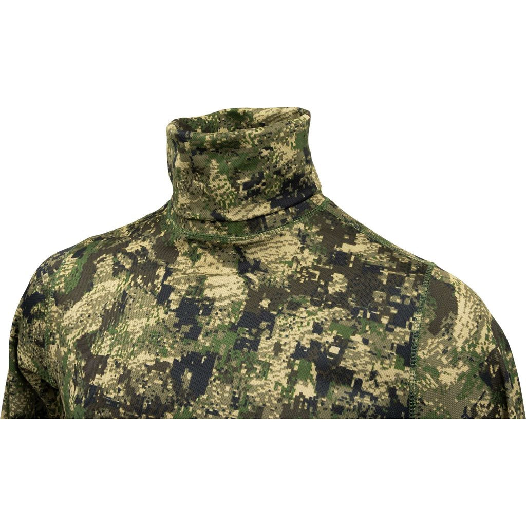 Camiseta ROLLNECK de manga larga en tejido Mesh-Tech