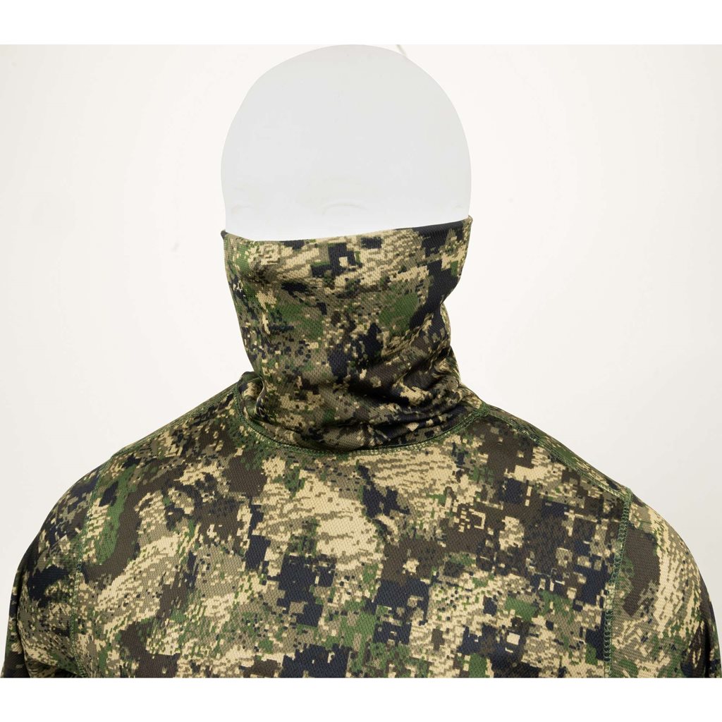 Camiseta ROLLNECK de manga larga en tejido Mesh-Tech