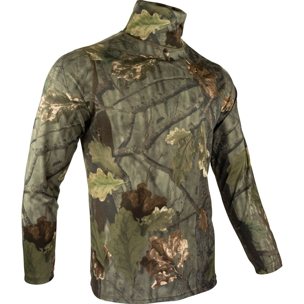 Camiseta rollneck de manga larga Mesh-Tech