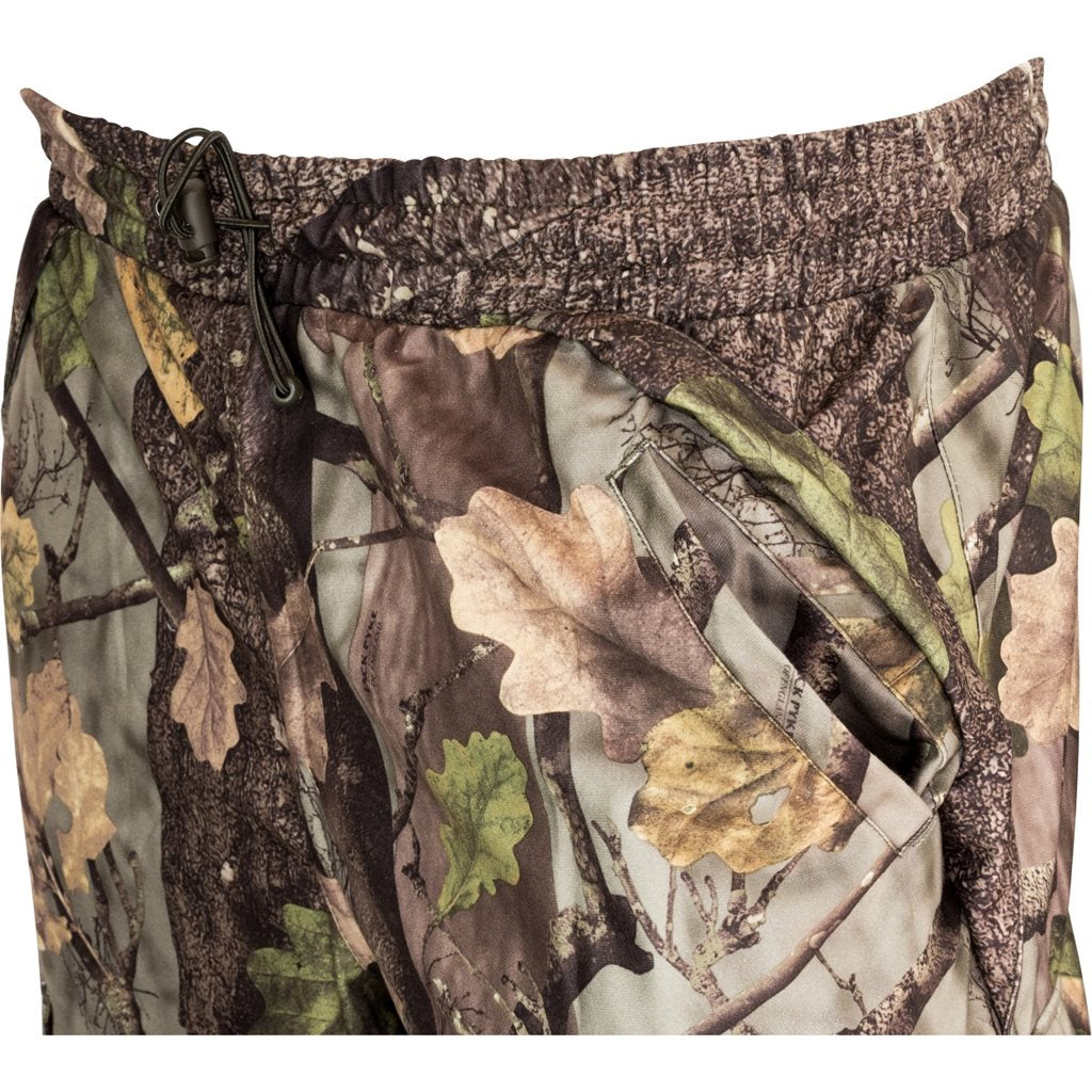 Pantalones HUNTER poliéster impermeables y térmicos con refuerzos y camuflaje