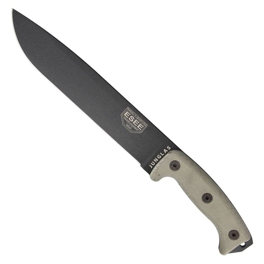 Cuchillo JUNGLAS TACTICAL de hoja fija, robusto y pesado desarrollado con fuerzas especiales colombianas