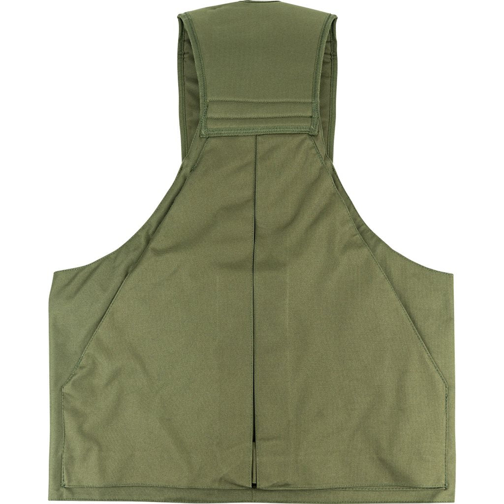 Vesta HANDLERS ZELENÁ - chaleco con múltiples bolsillos y tirantes ajustables en 600D Cordura