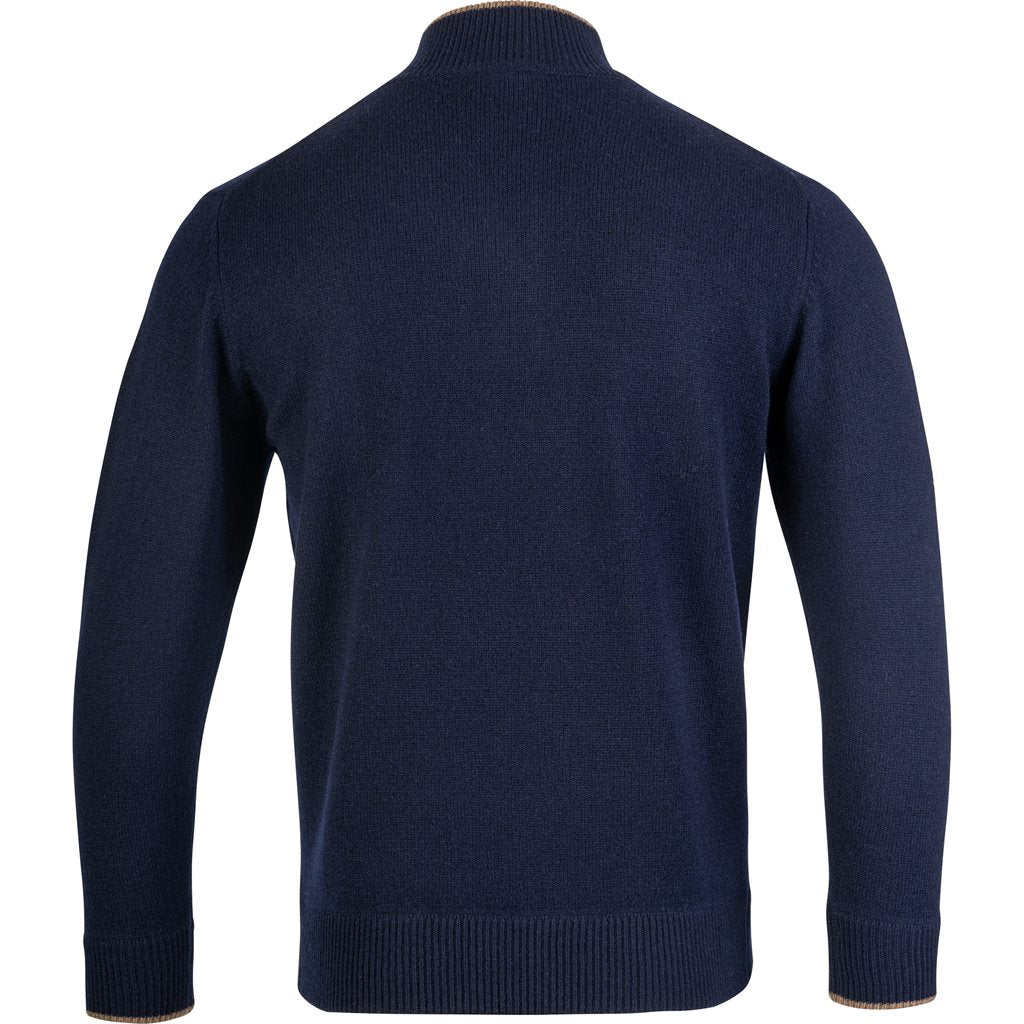 Jersey ASHCOMBE de JACK PYKE en 100% lana de cordero con cremallera