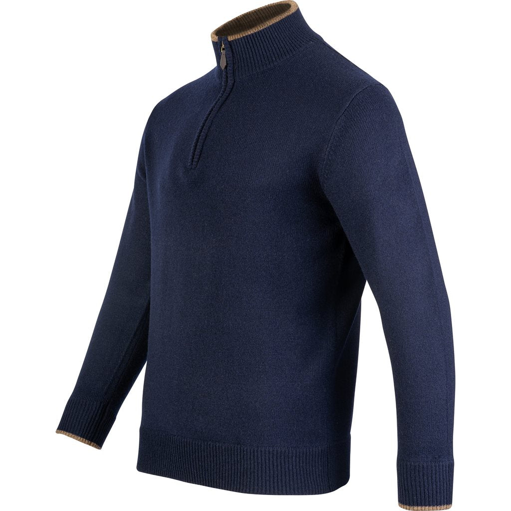 Jersey ASHCOMBE de JACK PYKE en 100% lana de cordero con cremallera
