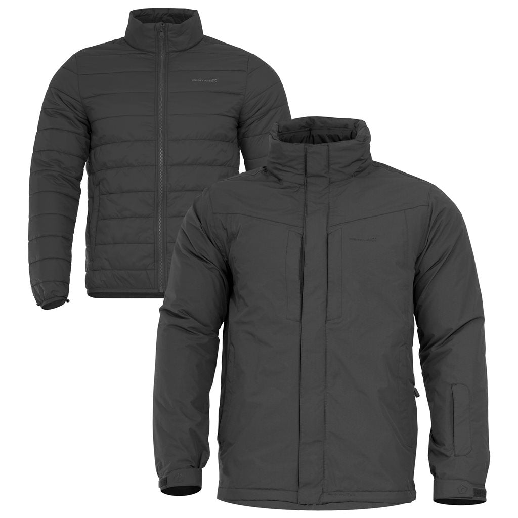 Parka GEN V3.0 Negra con forro aislante desmontable