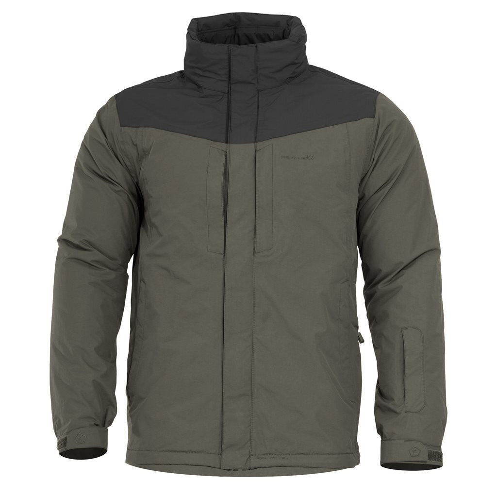 Chaqueta GEN V3.0 RAL 7013/Negra con forro acolchado extraíble y fijación por cremalleras y botones a presión