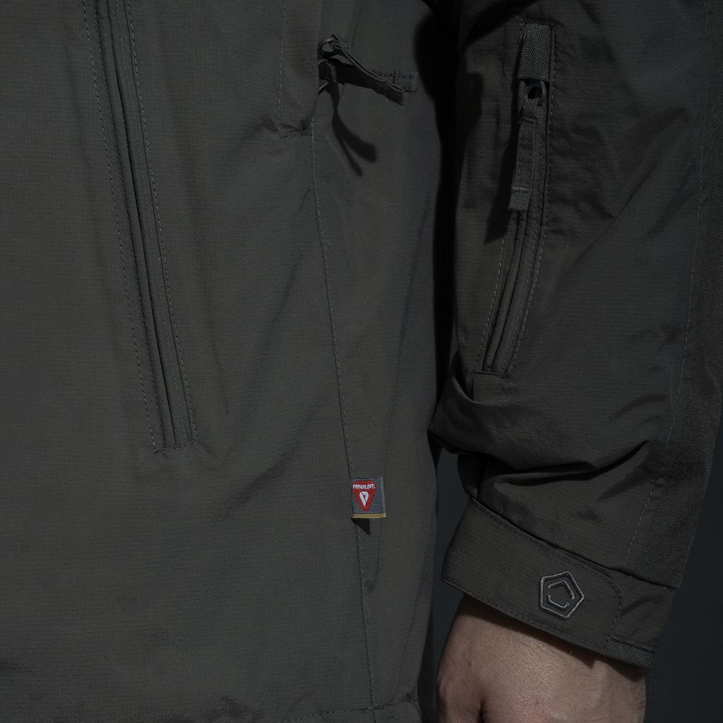 Parka LCP V2.0 Primaloft COYOTE, parka masculina acolchada color coyote vista frontal