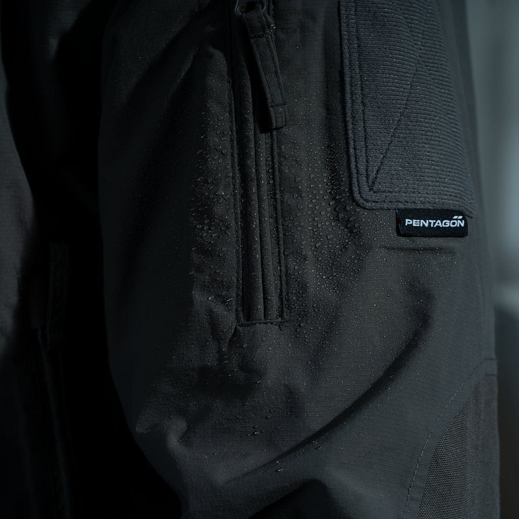 Parka LCP V2.0 Primaloft Negra, chaqueta térmica para hombre
