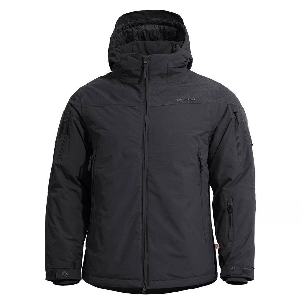Parka LCP V2.0 Primaloft Negra, chaqueta térmica para hombre