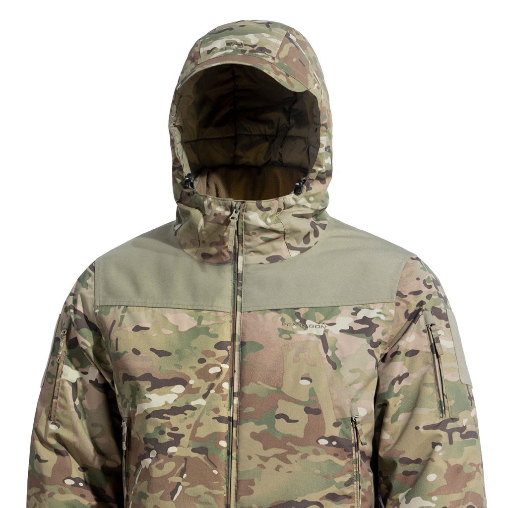 Parka LCP V2.0 Primaloft COYOTE, parka masculina acolchada color coyote vista frontal