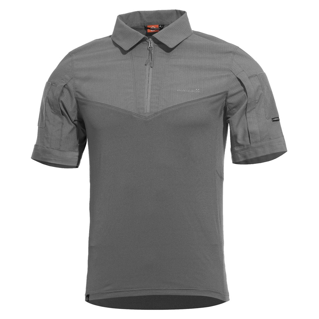 Camisa táctica RANGER manga corta color COYOTE - vista frontal