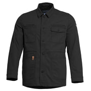 Chaqueta Rogue Hero Field Negra en tejido de sarga ligeramente lavado, perfil bajo y varios bolsillos