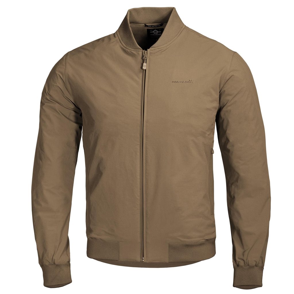Chaqueta de aviador M.A.P1 COYOTE color coyote, con cierre de cremallera
