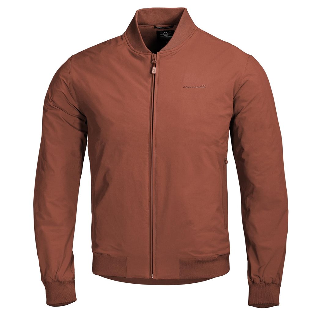 Chaqueta aviador M.A.P1 vista frontal con cierre de cremallera K03011-74