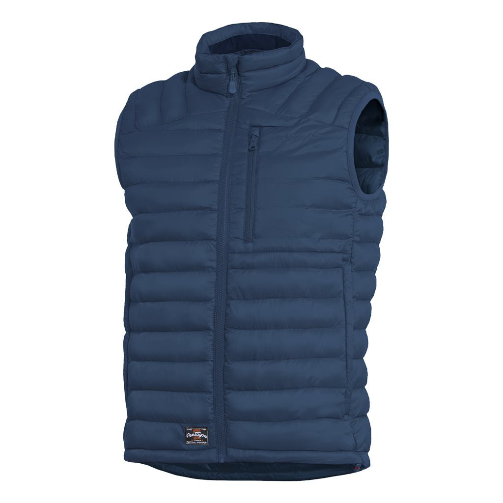 Vesta HOMER acolchada PENTAGON TACTICAL, nylon resistente, 5 bolsillos, plegable en bolsillo pectoral