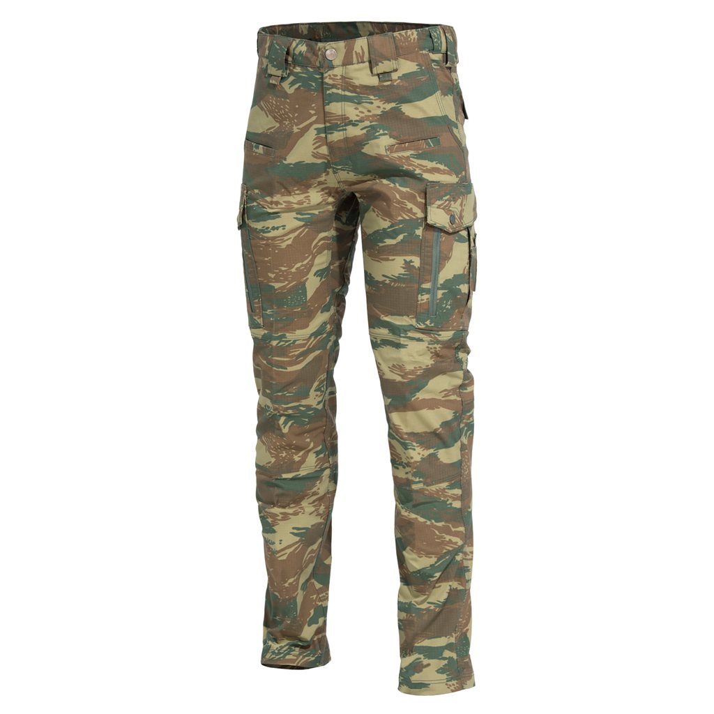 Pantalones RANGER 2.0 negros, tácticos, rip-stop, 12 bolsillos