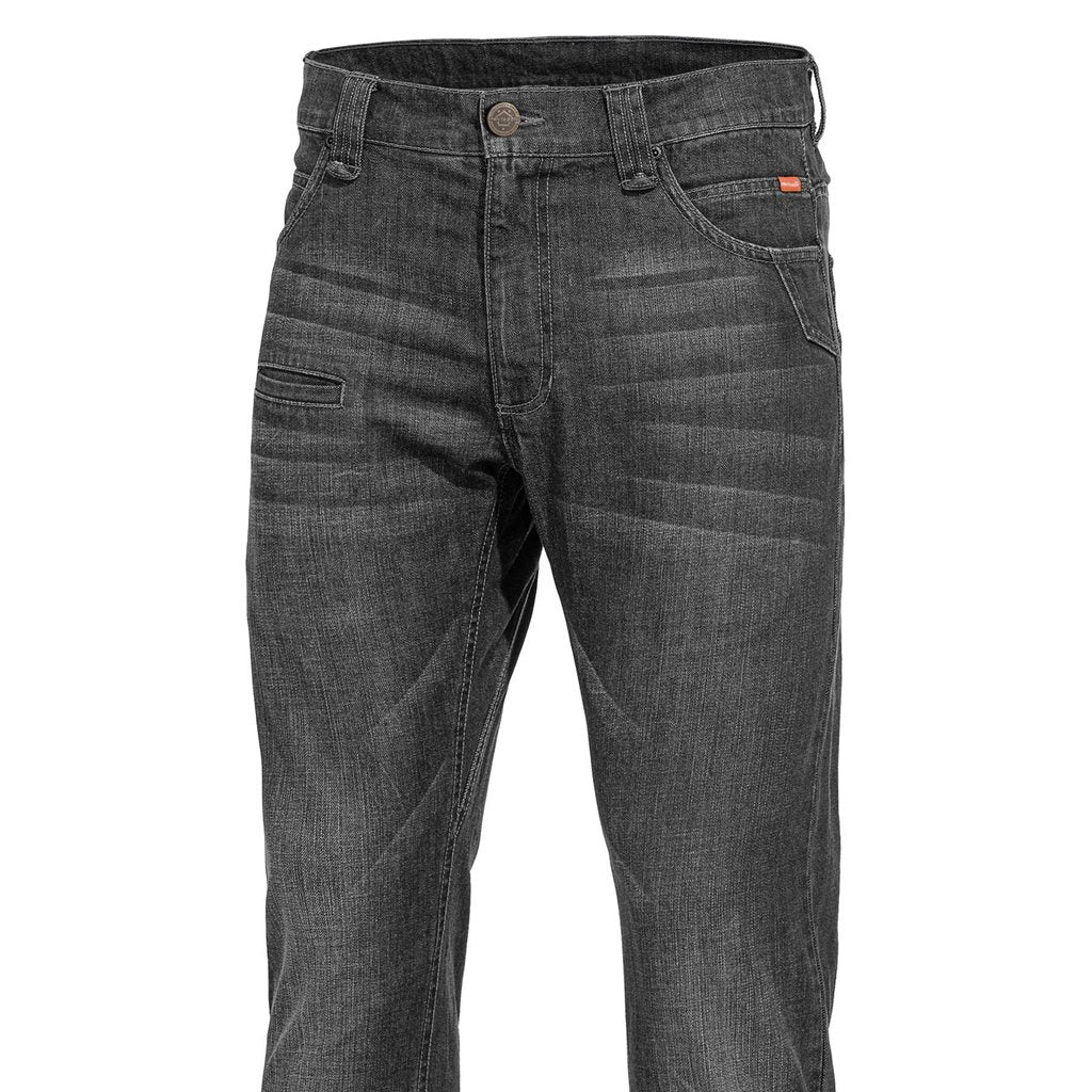 Pantalones tácticos ROGUE Jeans negros - vista frontal