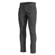 Pantalones tácticos ROGUE HERO negros stone wash, 9 bolsillos, 6 trabillas