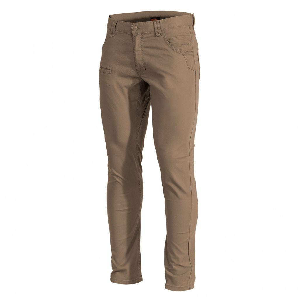 Pantalones tácticos ROGUE HERO color coyote, acabado stonewash
