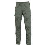 Pantalones tácticos LYCOS CAMO GREEN vista frontal