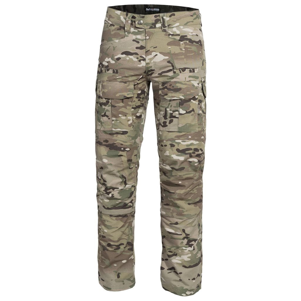 Pantalones tácticos LYCOS en camuflaje, rip-stop reforzado y costuras reforzadas