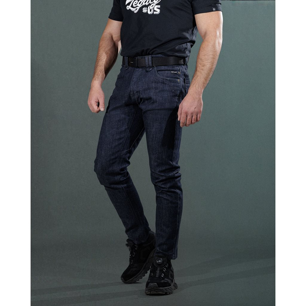 Pantalones tácticos vaqueros JASON azul oscuro