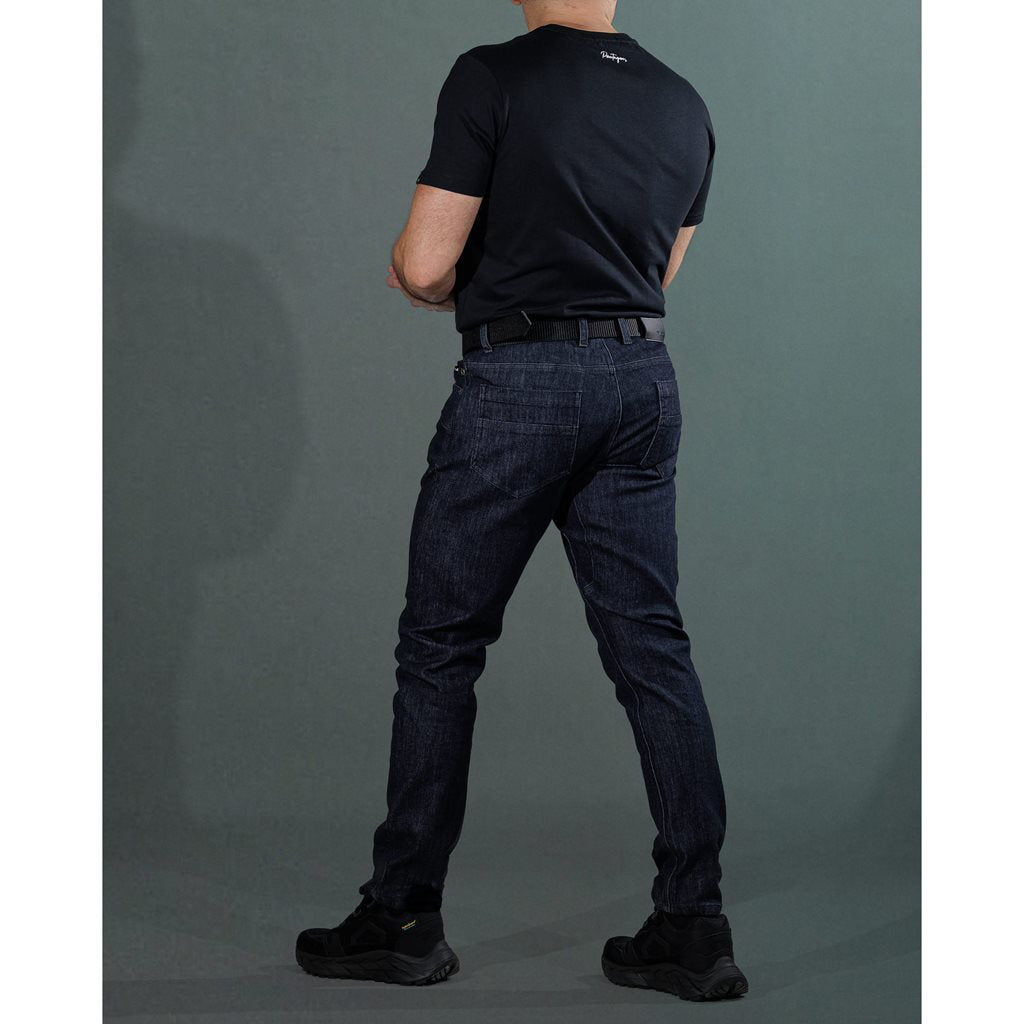 Pantalones tácticos vaqueros JASON azul oscuro