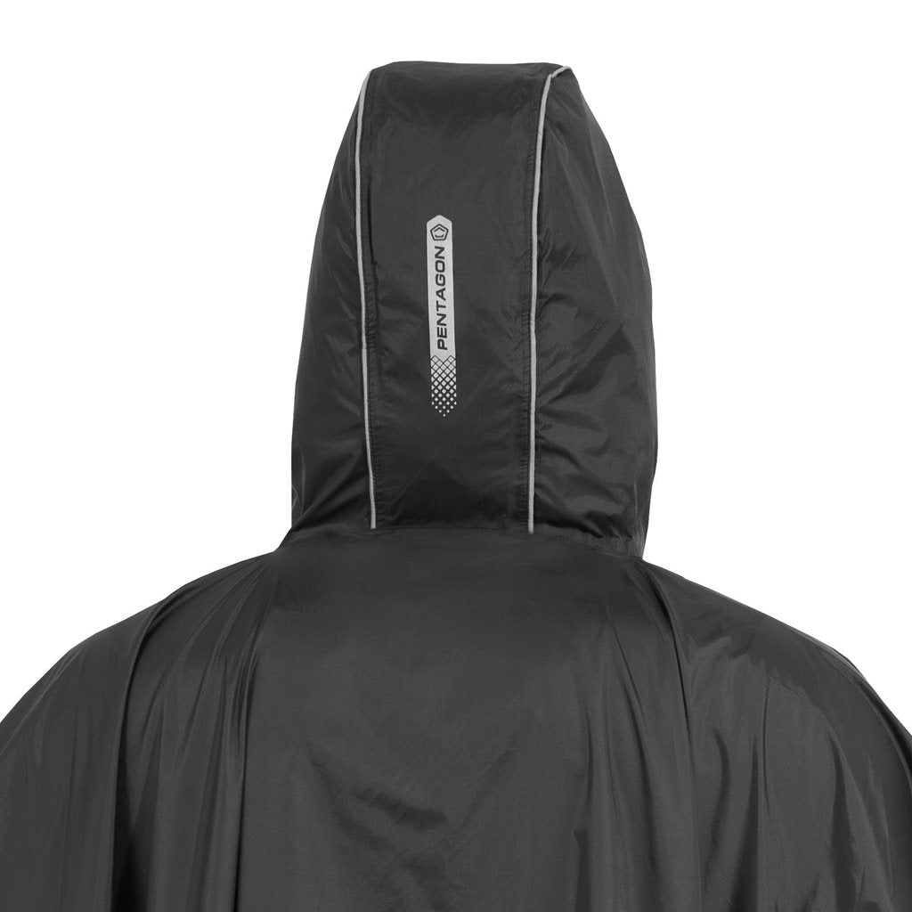 Imagen del poncho impermeable Cloudburst negro