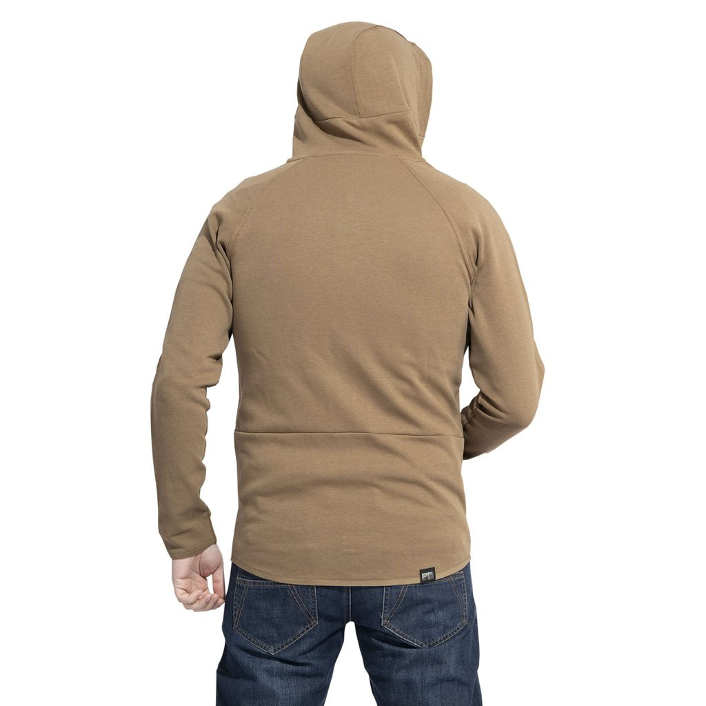 Sudadera PENTATHLON 2.0 con capucha color Coyote