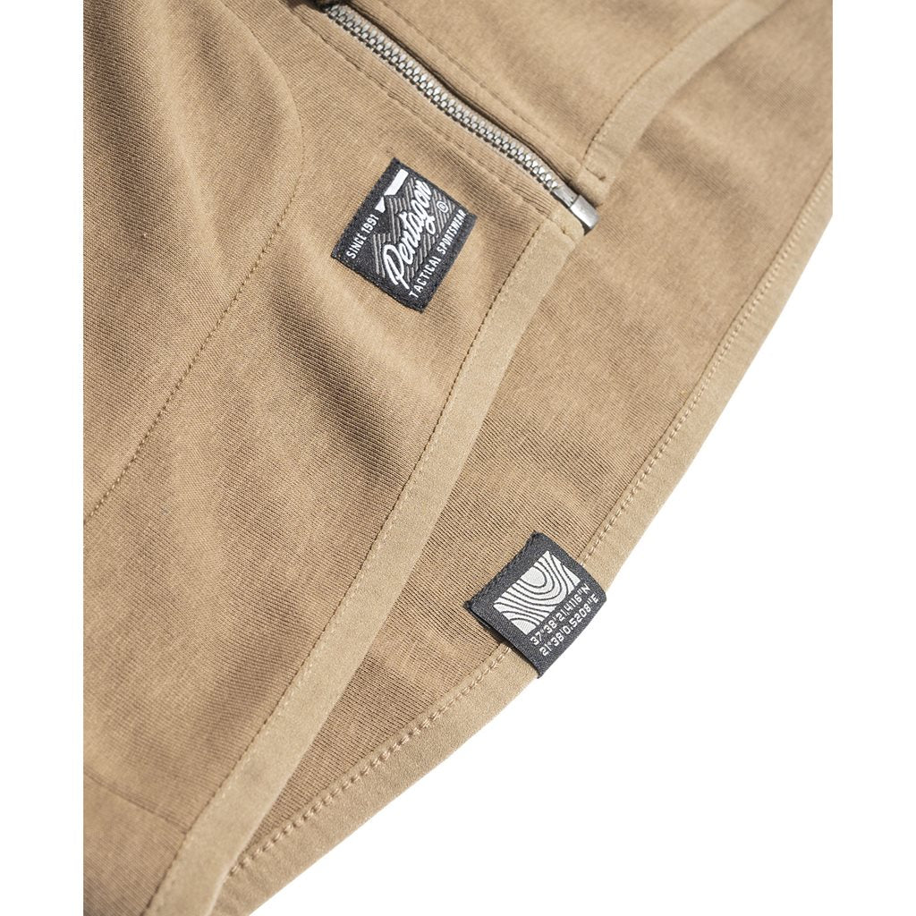 Sudadera PENTATHLON 2.0 con capucha color Coyote