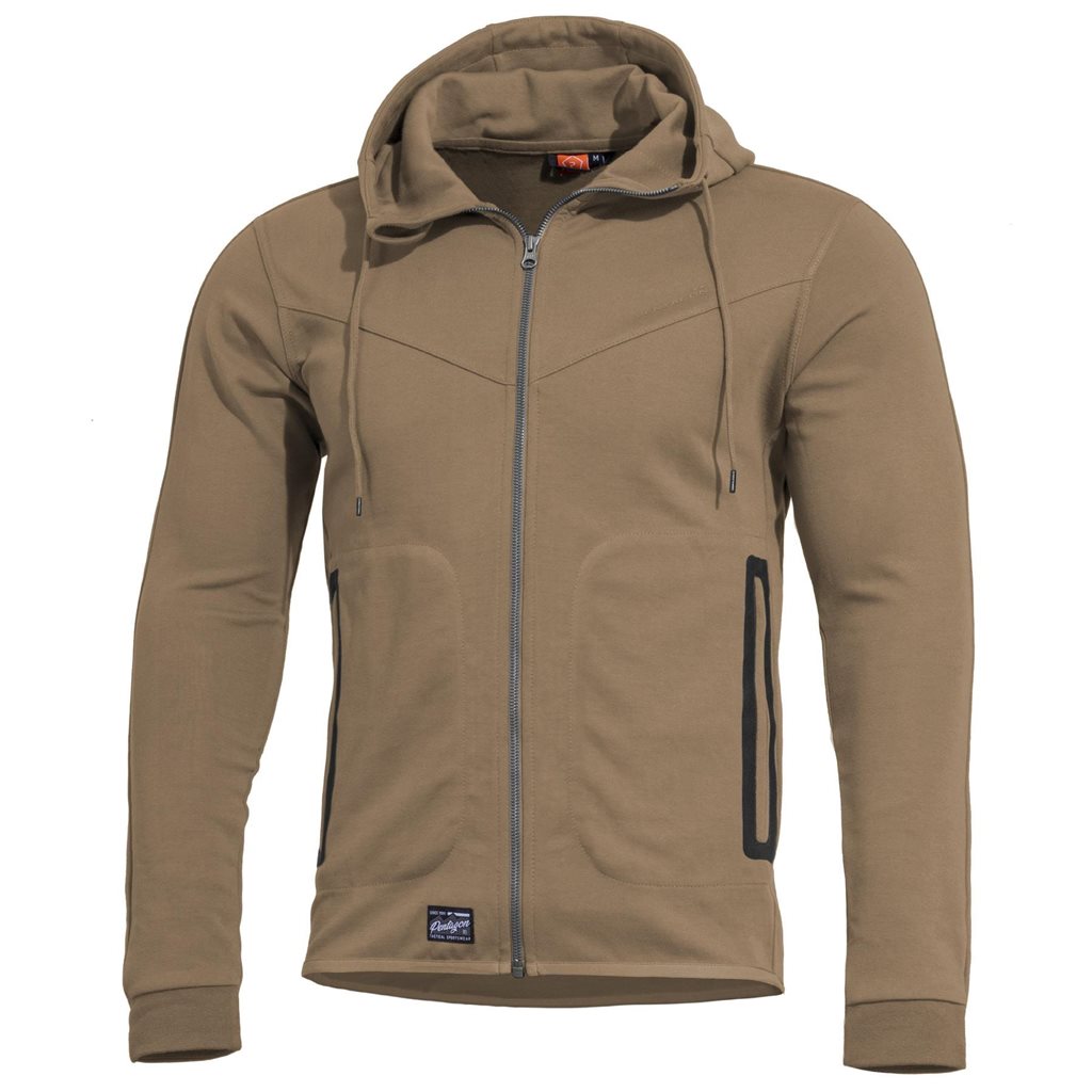 Sudadera PENTATHLON 2.0 con capucha color Coyote