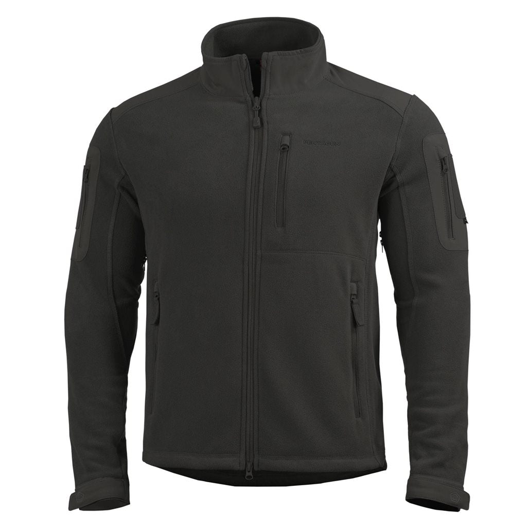 Chaqueta polar PERSEUS 2.0 negra con cremallera