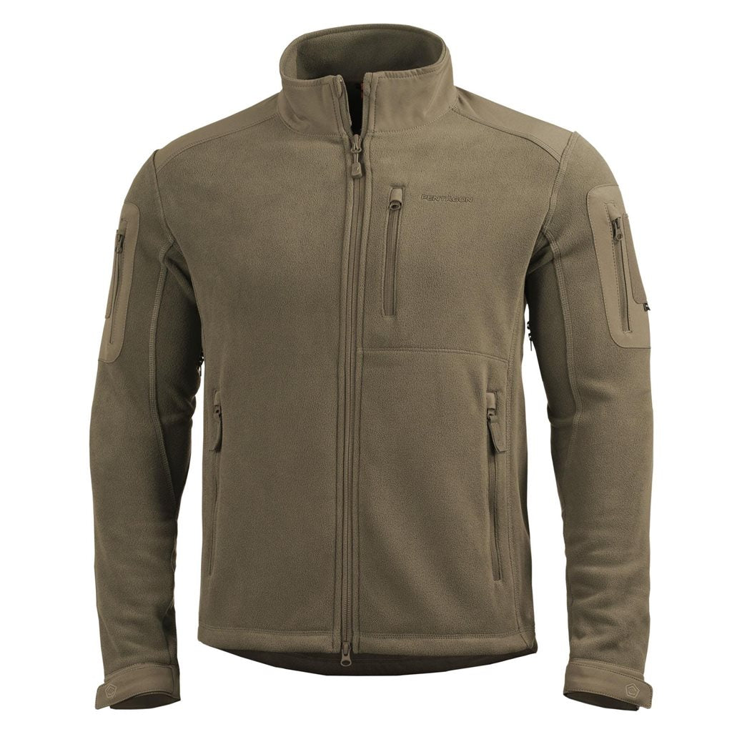 Chaqueta fleece PERSEUS 2.0 negra con cremallera - vista del producto