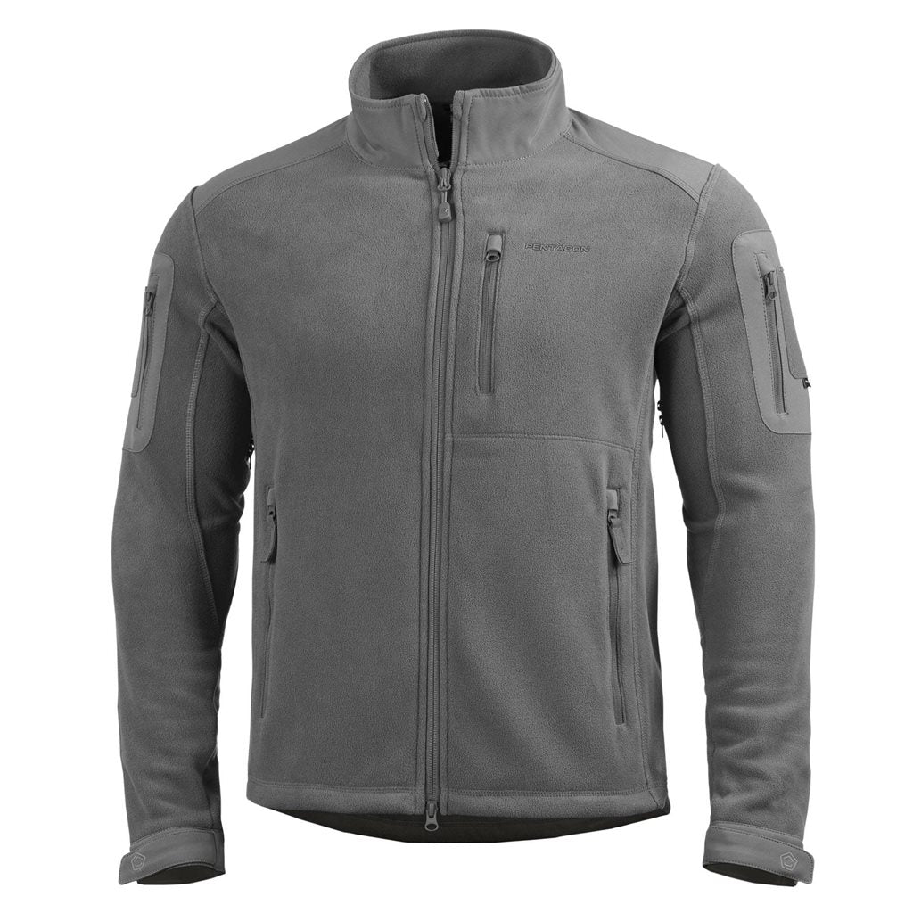 Chaqueta fleece PERSEUS 2.0 negra con cremallera - vista del producto
