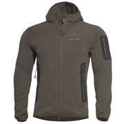Chaqueta polar PENTAGON FALCON PRO con capucha, cremallera y tres bolsillos; forro Polartec® y acabado resistente