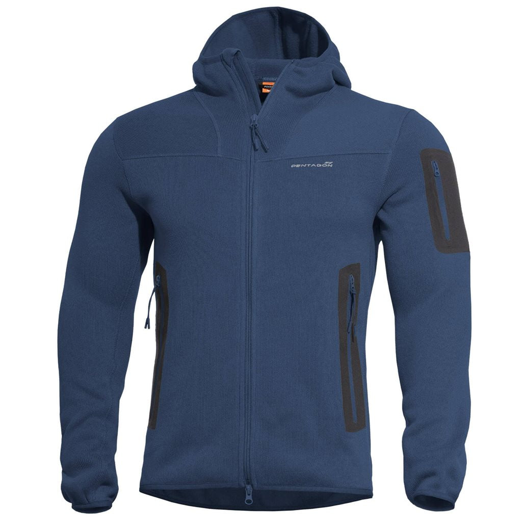 Chaqueta FALCON PRO PENTAGON con forro Polartec®, exterior 100% poliéster, 3 bolsillos y capucha