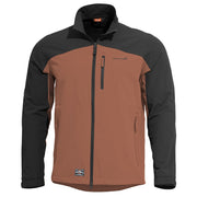 Chaqueta ELITE LIGHT softshell Maroon Red con cierre YKK y tres bolsillos